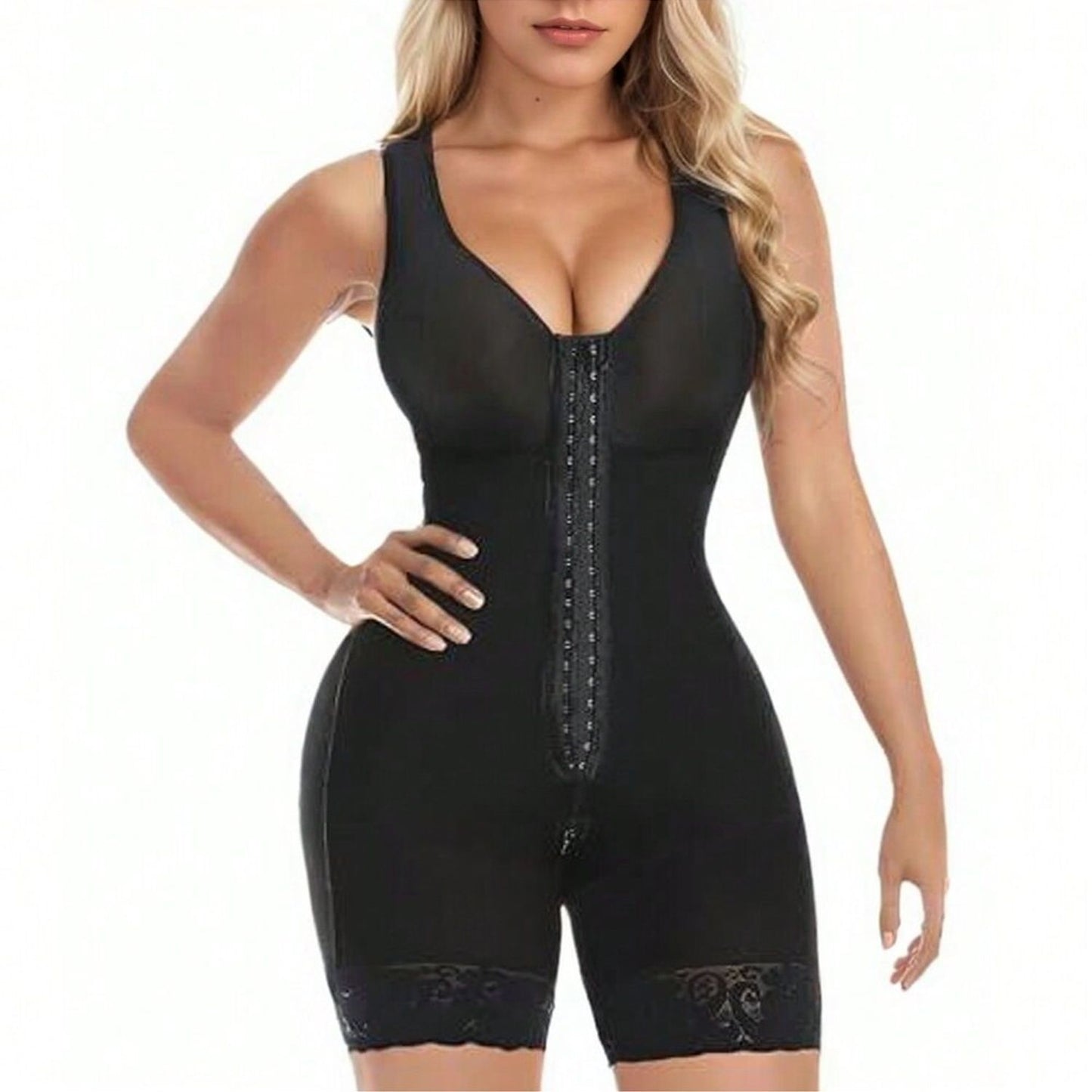 Faja Colombiana Negra – Reductora, Levanta Glúteos y Moldea Cintura.